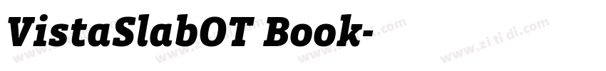 VistaSlabOT Book字体转换